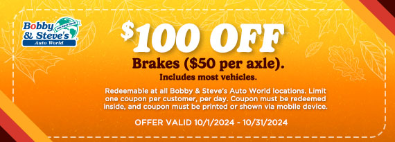 $100 Off Brakes